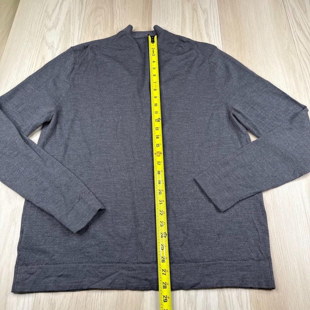 Charles Tyrwhitt Mens Gray Extra Fine Merino Wool Button Front Cardigans Size XL - Picture 7 of 7
